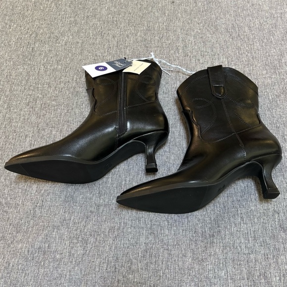 Universal Thread Jenson Women’s Black Western Cowboy Boots Memory Foam Insole - Picture 2 of 6